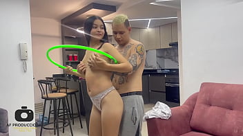 Shy Latina stepsis becomes a gymnast with my big cock