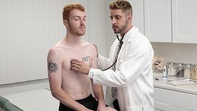 Shy Redhead Patient Sebastian Hunt Needs Libido Boost Treatment With Hunk Doctor - DoctorTapes