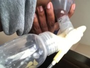 Ebony Lactating & Breast Pumping