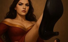 Giantess Queen Descends