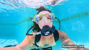 Aquaphilias- Unicorn Floatie to Underwater Orgasm Bunny Fae's Naughty SCUBA Escape