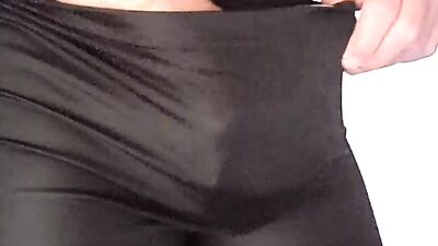 Black sheer leggings