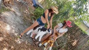 Inflatable Cowgirl - NATASHA TY & INDICA - grind and destroy HIDEF