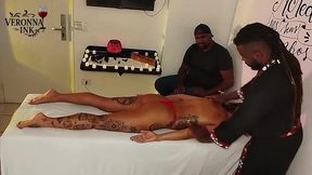 o prazer comeca na maca e termina na minha cara