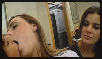 Brazilian Lesbian Threesome: Intense Kissing Scene