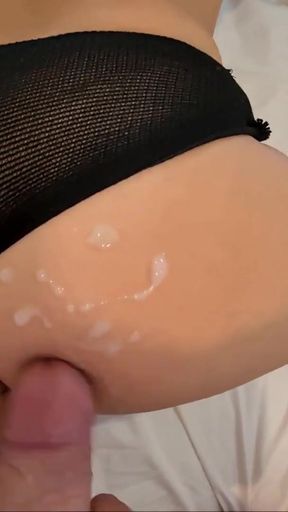 Key moment from "Cum on her big ass - Sun POV - PAWG - Beautiful white ass for you AND Luna Orgasm"