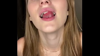 giantess swallows gummy bears and jerks off as they digest in her stomach