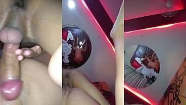 cheating wife having pussy orgasms and pussy farting because the delicious pussy pounding of the young bull