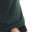 Wanking at the AIRPORT before the Flight ** HUGE CUMSHOT **