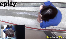 Japanese pissing alleyway