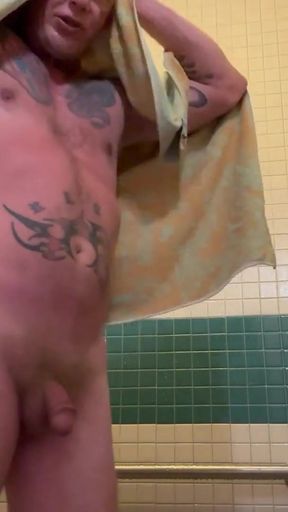 Epic moment from "Hot military man shower"