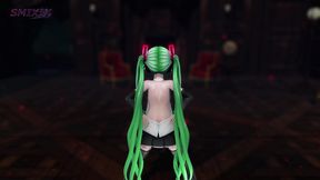 miku hatsune undress dance hentai pussy plug toy reversible campaign song mmd 3d green hair