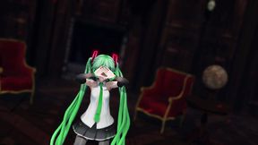 miku hatsune undress dance hentai pussy plug toy reversible campaign song mmd 3d green hair