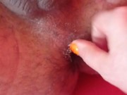 Surprise prostate massage, ass fingering masturbation