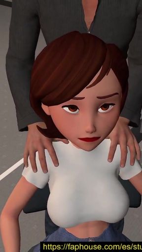 Helen The Horny Data Analyst Working Late   Clip 1