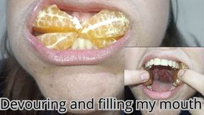 Devouring AND filing my mouth