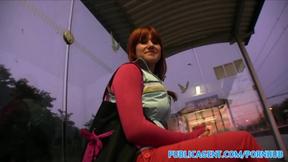 ”Redhead Ravished Outdoors”