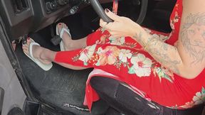 My friend trying to start my cars