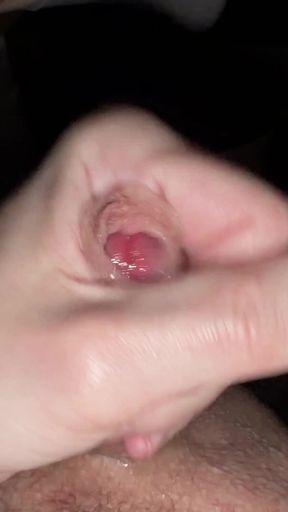 my small uncut cock and a masturbation toy.   Clip 1