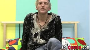 Ian Graves tugs on his massive dick solo and cums fat loads