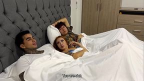 I fuck my stepbrother's girlfriend and fill her with cum