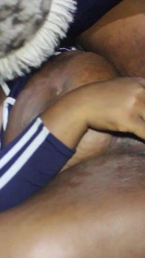 Ebony MILF Agreeing for a Double Penetration