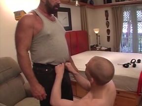 Step daddy bear fucks his boy raw 1