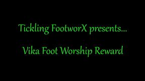 Vika Foot Worship Reward