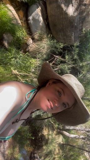 Bikini Stepmom by the Creek