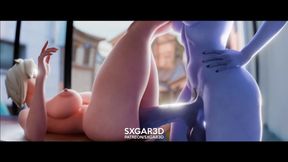 D3d Sxgar3d Thirsty Nympho Craves Monster Cocks: Intense Anal Action on the Table