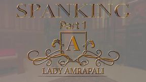 SPANKING Part 1 Total lenghts 4:47 minutes  Whip Slave Bdsm Peitsche Auspeitschen LADY AMRAPALI  Herrin Mistress Domina