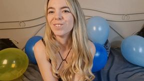 Mistress enters the balloon scene