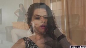 Guy caught being sucked by she-male kira crush