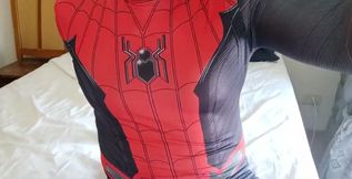 Spiderman long all the cum!