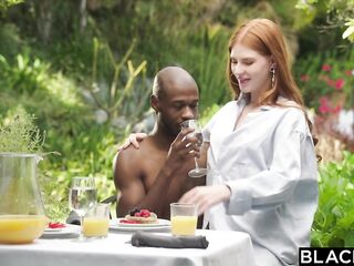 Blacked nice-looking redhead jane rogers has ardent poolside sex on pornhd