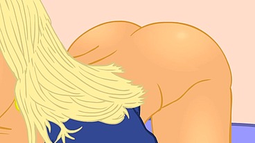 Melanie Monroe's Big Pawg ass in hot footsex cartoon