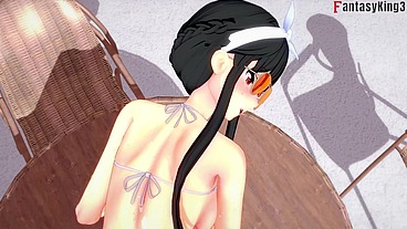 Yor Forger Bikini Pool - RED 1 - Spy x Family - Watch Full & FullPOV versions on Sheer & PTRN: Fantasyking3