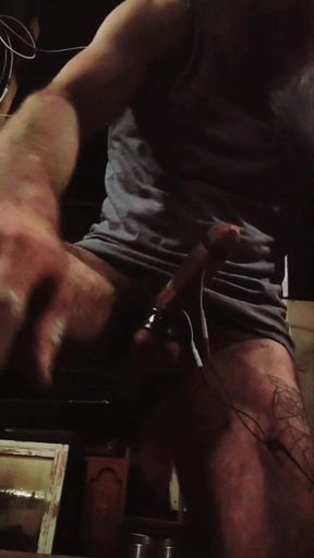 Kyle Buck Hard Cock E Stim Teaser