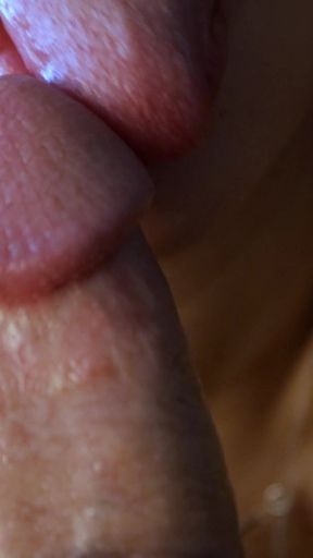 Close up Asian MILF POV Blowjob with Huge Oral Creampie