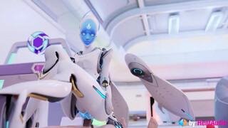Echo Fucks You in Overwatch (with ASMR sound) 3d animation hentai anime loop reverse cowgirl