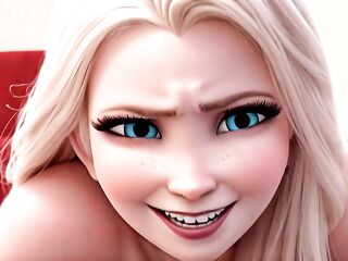 Elsa implores you to cum for her all over her in every aperture this playgirl has JOI