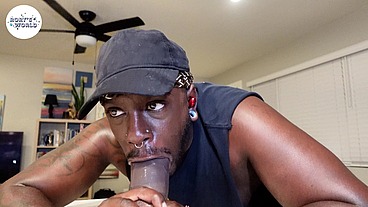 Having Solo Fun with Rory Jacobs and his Big Black Dildo