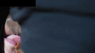 French skank getting throat slammed and her mouth spread.