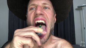 Giant Cowboy Cock Dom & Devour on Shrunken