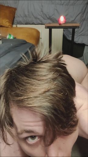 Hot wax on my tight hole