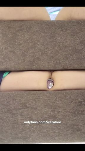 Flashing My Plug at You While Sitting on a Park Bench