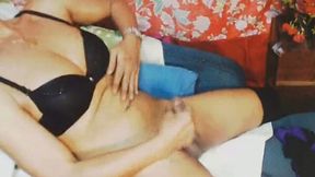 Seductive Tranny Masturbating on Cam