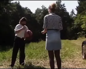 Busty German gals give sloppy blowjobs and ride cocks