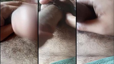 A young Egyptian man plays with his penis in front of his family.