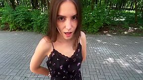 Walk In The Woods With Lush Ended With Cuming On Her Face And Hair